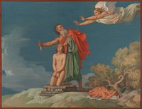 The Sacrifice of Isaac by Jean Hippolyte Flandrin