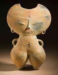 Standing Woman with Crescent-shaped Head