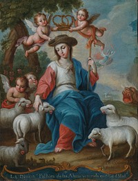 The Divine Shepherdess (La Divina Pastora) by Miguel Cabrera