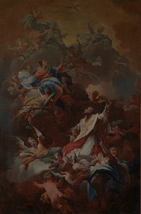 The Glory of Saint Philippe Neri by Giovanni Camillo Sagrestani