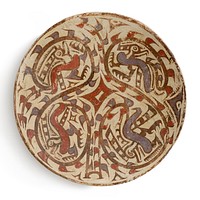 Plate with Bird Design