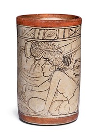 Vessel with Depiction of Scribes