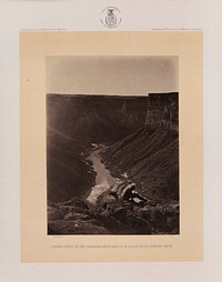 Grand Canon Of Colorado, Mouth Of Kanab, Looking East by William Abraham Bell