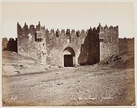 Porte De Dagnas A Jerusalem #287 by Felix Bonfils