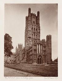 Ely Cathedral From Bishop'S Green by Frederick H Evans