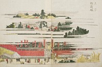 Inari Shrine at Oji by Katsushika Hokusai