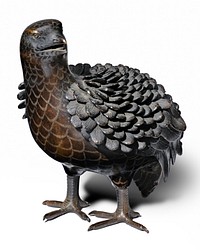 Incense Burner in the Form of a Quail by Tsumura Kamejo