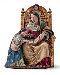 The Education of the Virgin by Luisa Roldan