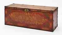 Trunk with Scrolling Lotus