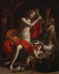 The Toilette of Venus by Benedetto Gennari