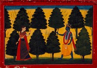 Radha Rejecting Krishna