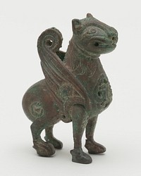 Finial in the Shape of a Winged Lion