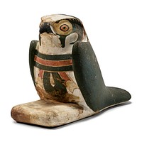 Mummiform Falcon with Inscribed Menat
