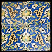 Four Tiles from a Panel