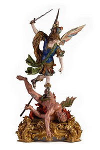 Saint Michael Casting Satan into Hell by Francesco Picano and Lorenzo Vaccaro