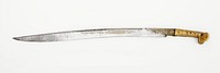 Yataghan (Sword) with Grip of Walrus Tusk Ivory