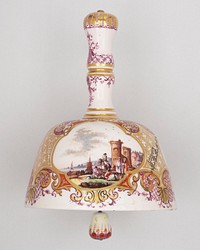 Table Bell by Meissen Porcelain Manufactory and Johann Gregor Heroldt