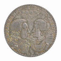 Charles I and Henrietta Maria. Marriage Medal.