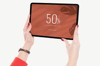 Digital tablet screen mockup psd