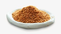 Spicy paprika powder isolated object
