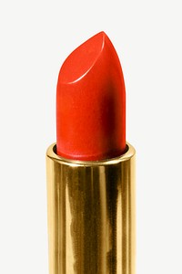 Red lipstick golden vintage case psd