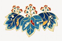 Blue leaf, vintage Japanese illustration. Remixed by rawpixel.