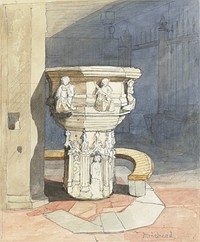 A Volume of Drawings and Prints (1794–1879) watercolor art by Rev. James Bulwer. Original public domain image from Yale Center for British Art. Digitally enhanced by rawpixel.