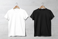 Simple t-shirt mockup, casual apparel in unisex design psd