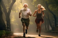 Running jogging shorts adult. AI generated Image by rawpixel.