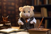 Hamster accessory rodent mammal. AI generated Image by rawpixel.