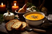 Pumpkin vegetable cutlery produce. 