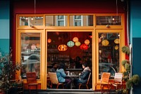 Cafe transportation restaurant automobile. AI generated Image by rawpixel.