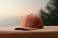 Brown cap headgear headwear. 