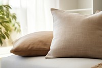 Cushion backgrounds furniture pillow. 