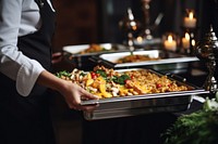 Food kitchen buffet female. AI generated Image by rawpixel.