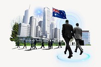 Australian corporate business photo collage