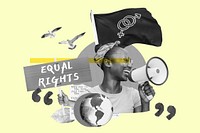 Equal rights, gender equality protest remix