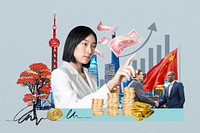 Chinese investment, money finance collage