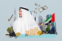 UAE investment, money finance collage