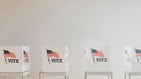 American voting booth HD wallpaper, election image