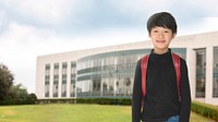 International school student HD wallpaper, smiling boy image