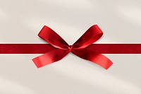 Red ribbon bow background