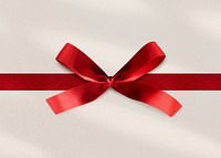 Christmas red ribbon background, celebration image