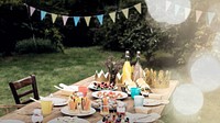 Birthday party table HD wallpaper