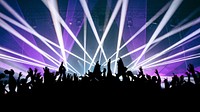 EDM concert crowd HD wallpaper