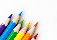 Colorful color pencils background