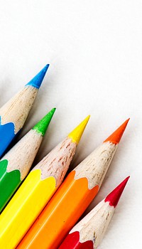 Colorful color pencils iPhone wallpaper