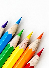 Colorful color pencils background