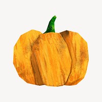 Pumpkin, paper craft element