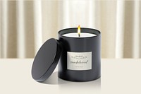  Aroma candle mockup psd